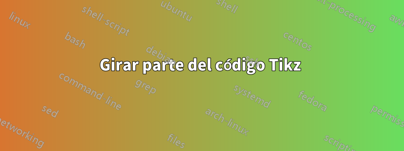 Girar parte del código Tikz