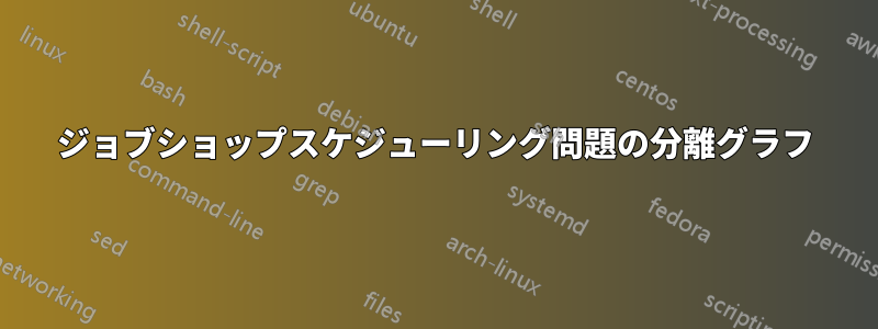 ジョブショップスケジューリング問題の分離グラフ