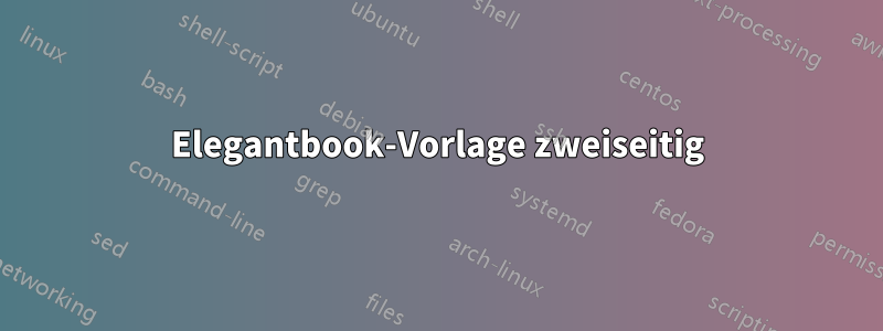 Elegantbook-Vorlage zweiseitig