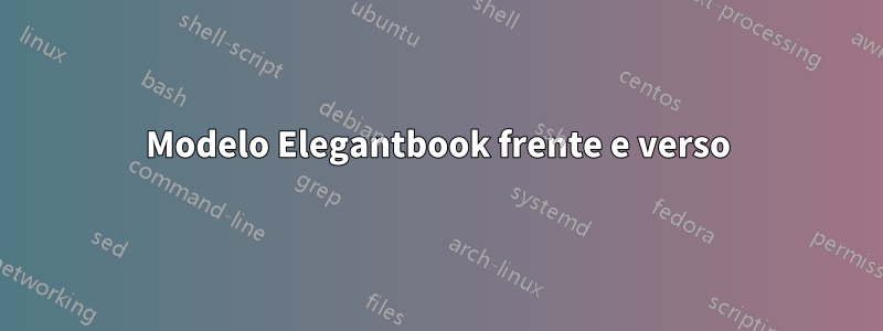 Modelo Elegantbook frente e verso