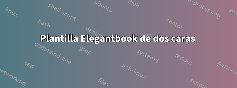 Plantilla Elegantbook de dos caras