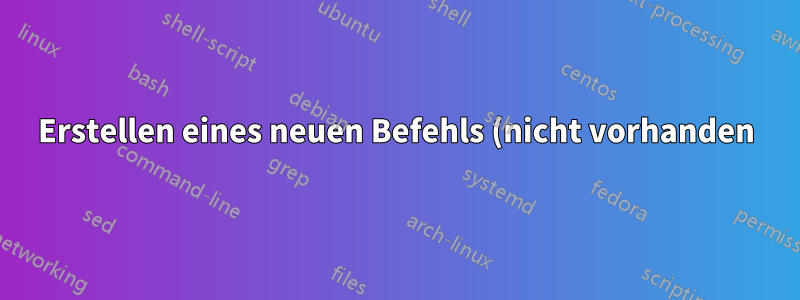 Erstellen eines neuen Befehls (nicht vorhanden) Kongruenztheorem AngleAngleAngle