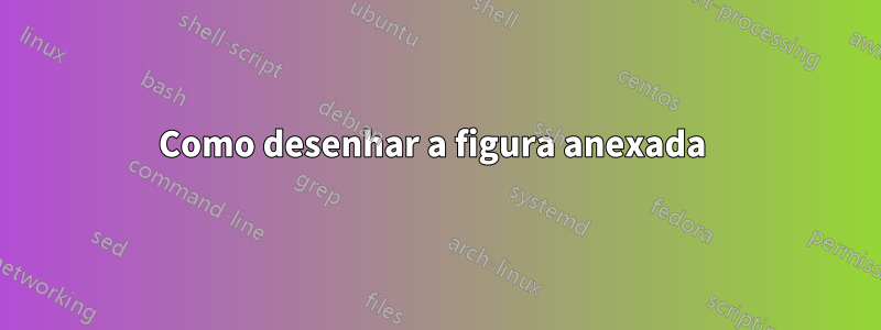 Como desenhar a figura anexada 