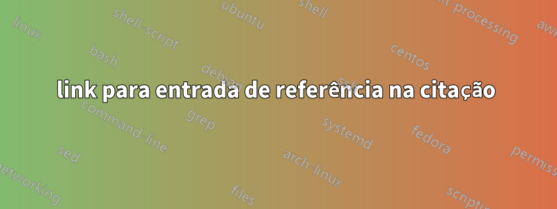 link para entrada de referência na citação