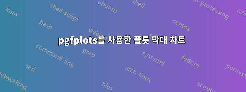 pgfplots를 사용한 플롯 막대 차트