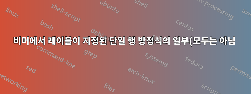 비머에서 레이블이 지정된 단일 행 방정식의 일부(모두는 아님)를 왼쪽 정렬하는 방법은 무엇입니까? ``fleqn```을 시도했지만 문제가 발생했습니다.