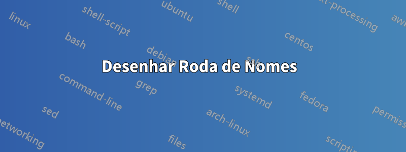 Desenhar Roda de Nomes 