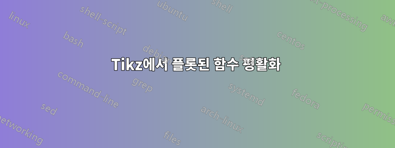 Tikz에서 플롯된 함수 평활화