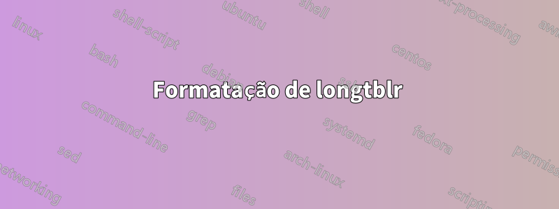 Formatação de longtblr