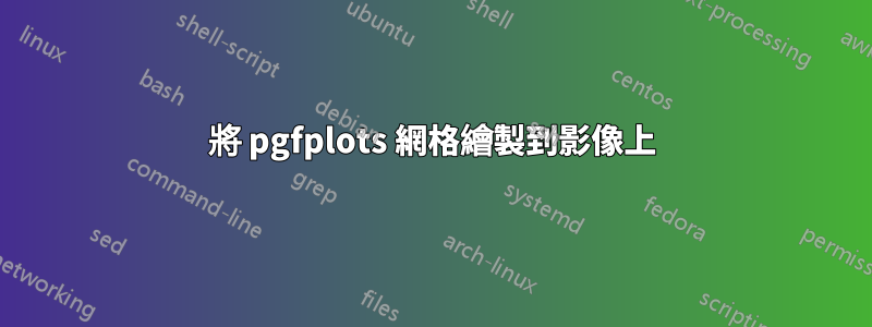 將 pgfplots 網格繪製到影像上