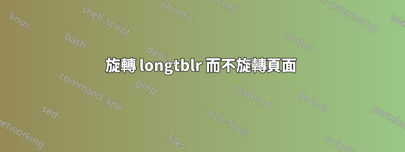 旋轉 longtblr 而不旋轉頁面