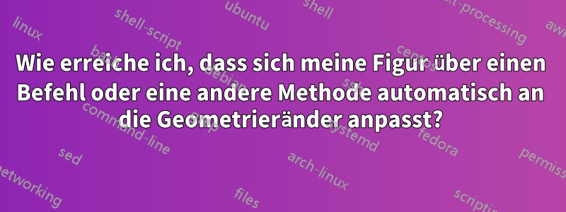 Wie erreiche ich, dass sich meine Figur über einen Befehl oder eine andere Methode automatisch an die Geometrieränder anpasst?