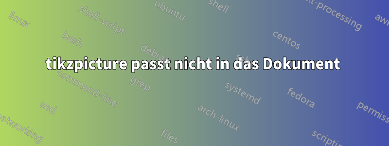 tikzpicture passt nicht in das Dokument