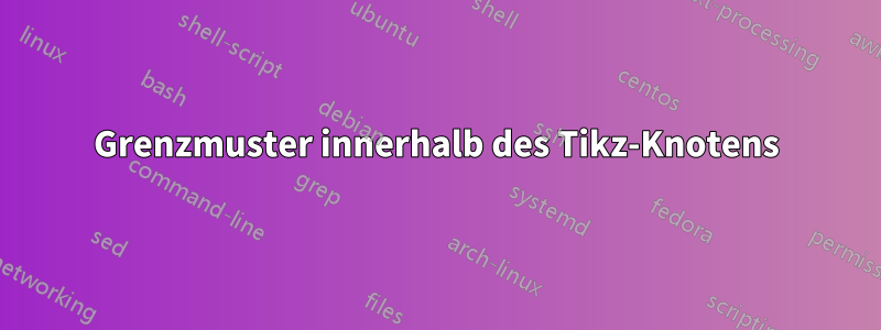 Grenzmuster innerhalb des Tikz-Knotens