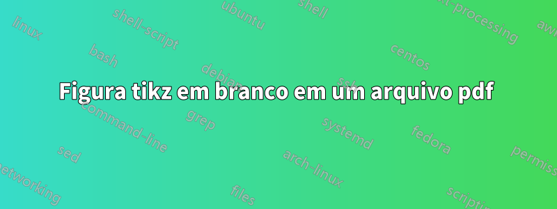 Figura tikz em branco em um arquivo pdf