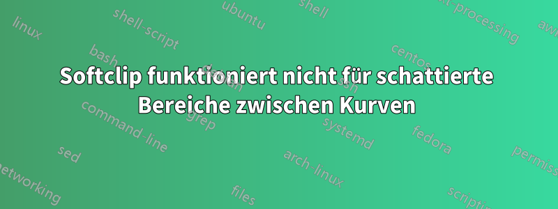 Softclip funktioniert nicht für schattierte Bereiche zwischen Kurven