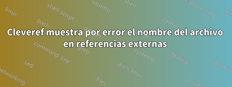 Cleveref muestra por error el nombre del archivo en referencias externas