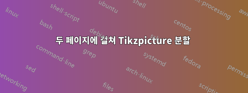 두 페이지에 걸쳐 Tikzpicture 분할