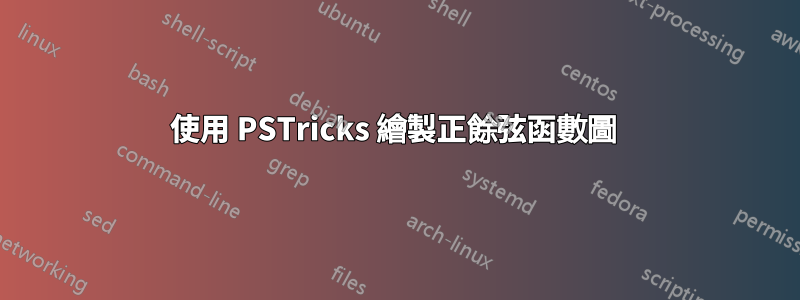 使用 PSTricks 繪製正餘弦函數圖 