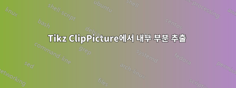 Tikz ClipPicture에서 내부 부분 추출