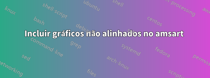 Incluir gráficos não alinhados no amsart