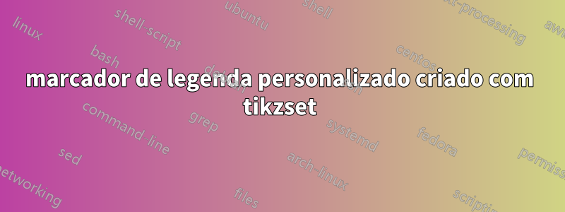 marcador de legenda personalizado criado com tikzset