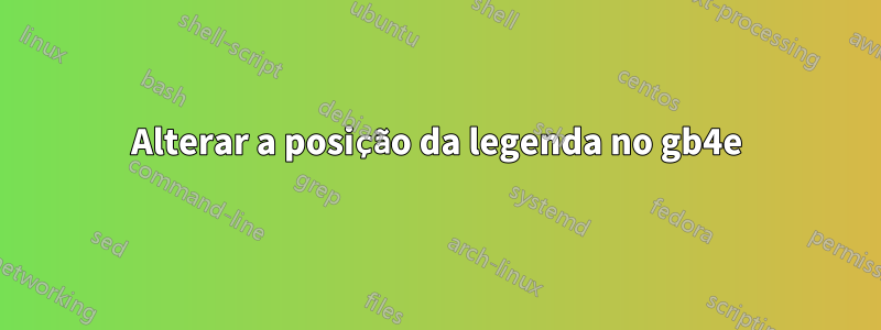 Alterar a posição da legenda no gb4e