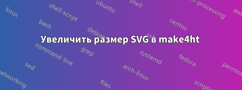 Увеличить размер SVG в make4ht