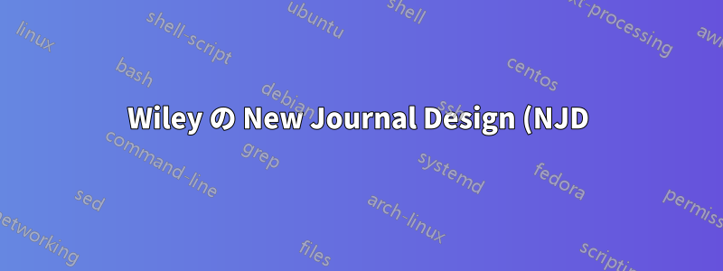 Wiley の New Journal Design (NJD) Latex オーサリング テンプレートで「chemmacros」を使用する方法を教えてください。