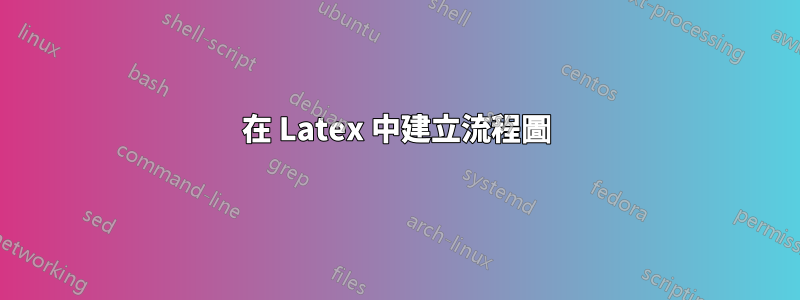 在 Latex 中建立流程圖