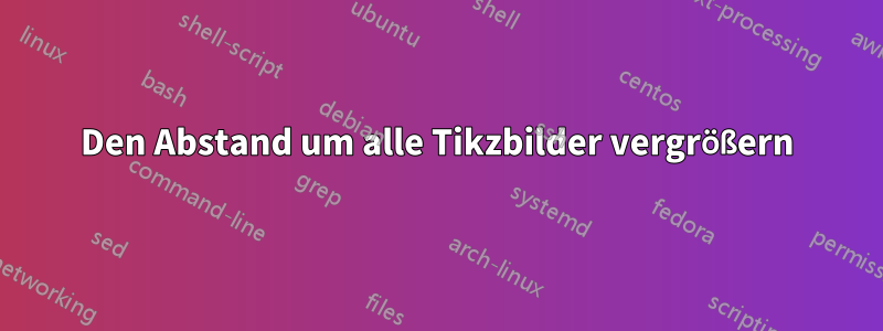 Den Abstand um alle Tikzbilder vergrößern