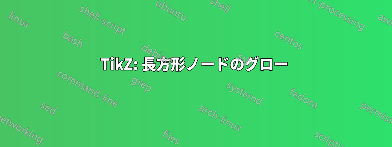 TikZ: 長方形ノードのグロー