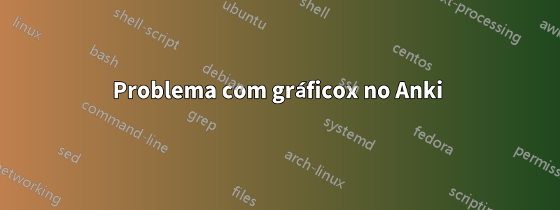 Problema com gráficox no Anki