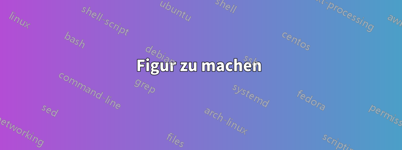 Figur zu machen