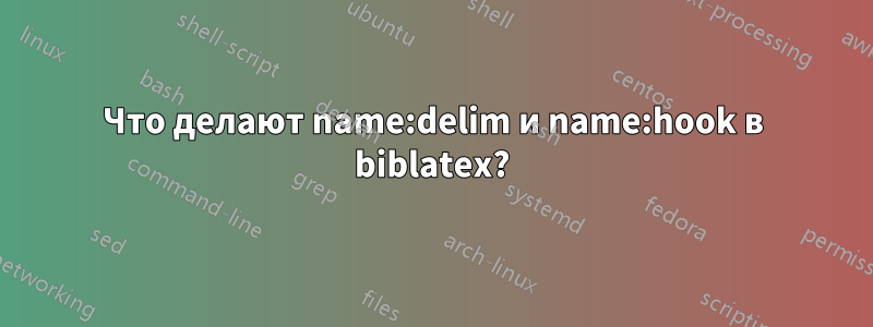 Что делают name:delim и name:hook в biblatex?