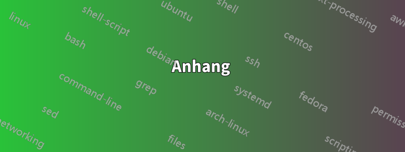 Anhang