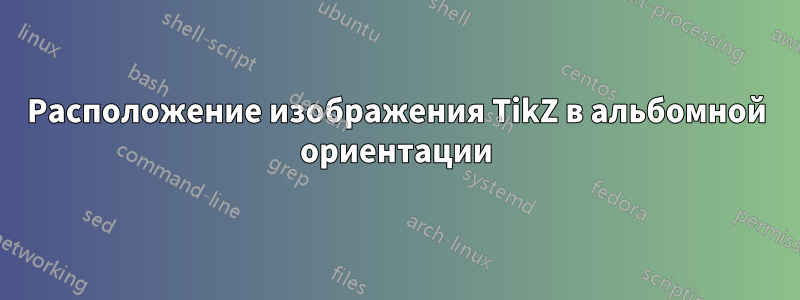 Расположение изображения TikZ в альбомной ориентации