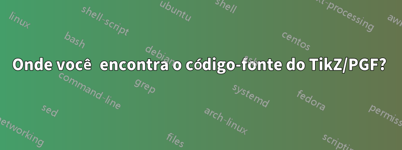 Onde você encontra o código-fonte do TikZ/PGF?