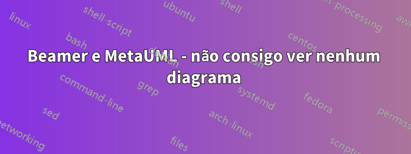 Beamer e MetaUML - não consigo ver nenhum diagrama