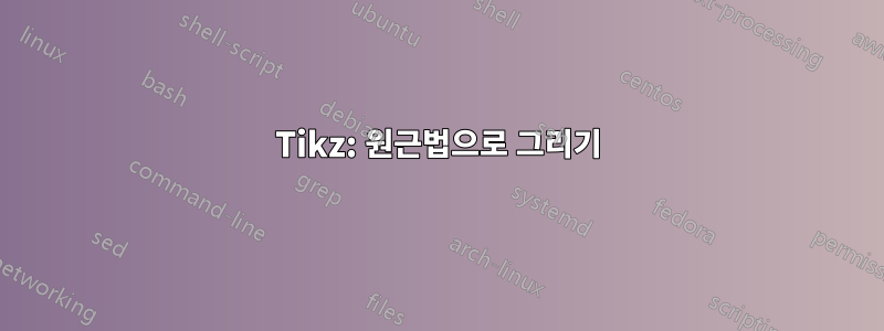 Tikz: 원근법으로 그리기