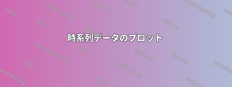 時系列データのプロット