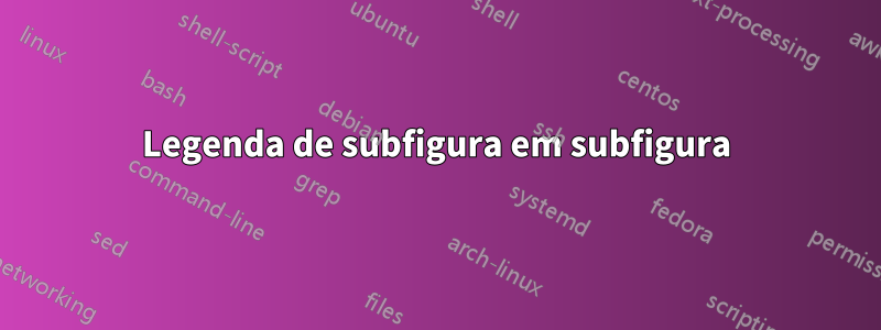 Legenda de subfigura em subfigura