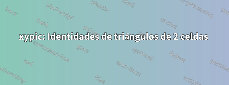 xypic: Identidades de triángulos de 2 celdas