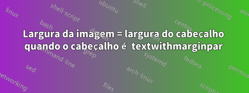 Largura da imagem = largura do cabeçalho quando o cabeçalho é textwithmarginpar