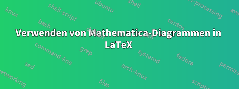 Verwenden von Mathematica-Diagrammen in LaTeX