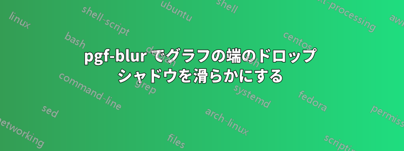 pgf-blur でグラフの端のドロップ シャドウを滑らかにする