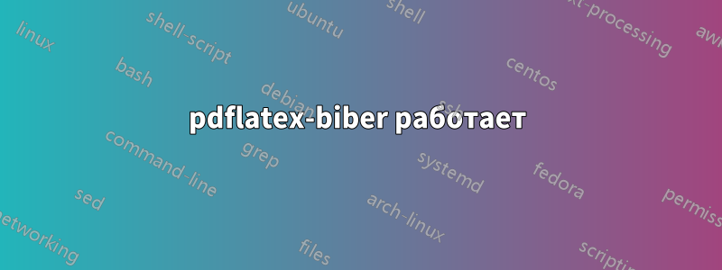 pdflatex-biber работает