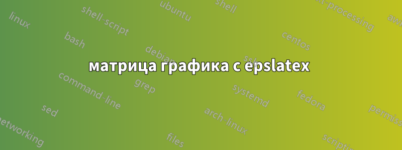 матрица графика с epslatex