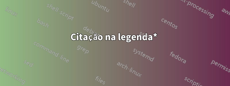 Citação na legenda*