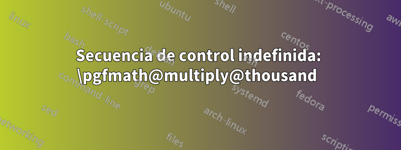 Secuencia de control indefinida: \pgfmath@multiply@thousand 